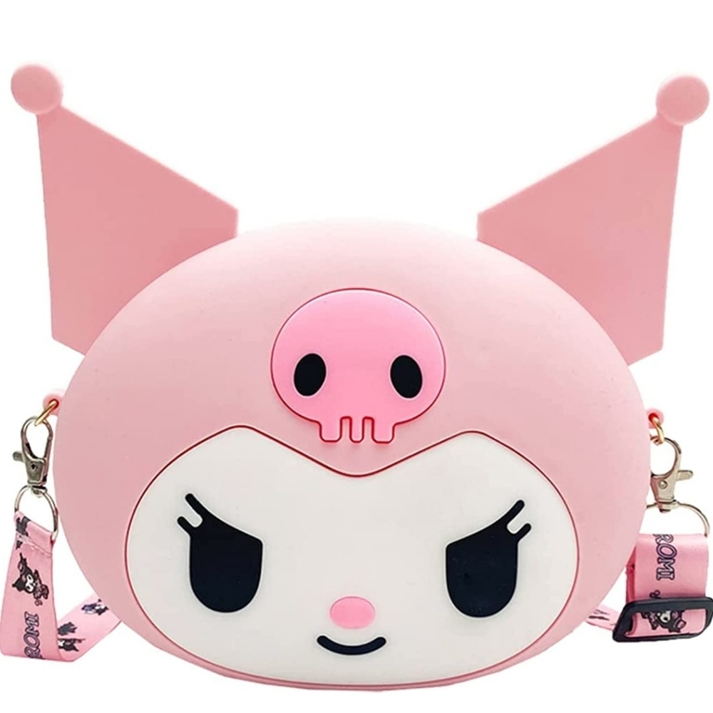 Pink Kuromi Crossbody Purse Bag